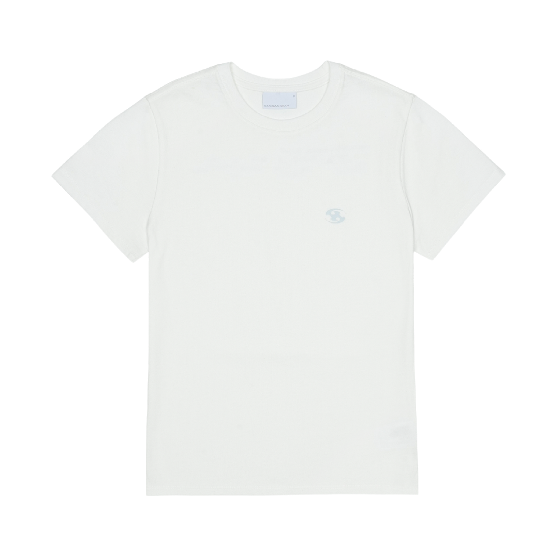 산산기어 로고 티셔츠 화이트_0_26SS(Sansan Gear Logo T-Shirt White_0_26SS)