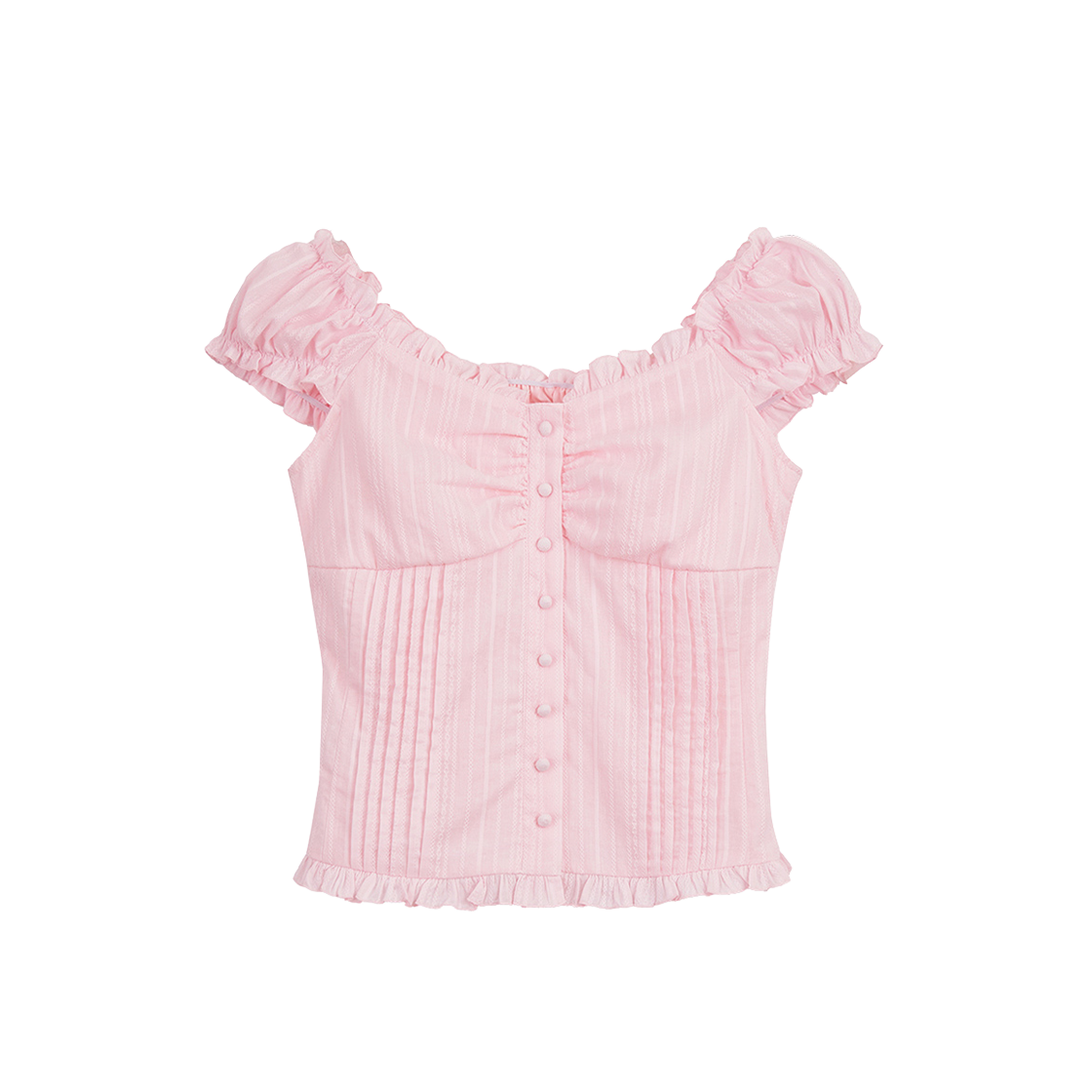 라츠유 엘라 블라우스 라이트 핑크(LOTS YOU Ella Blouse Light Pink) - 1