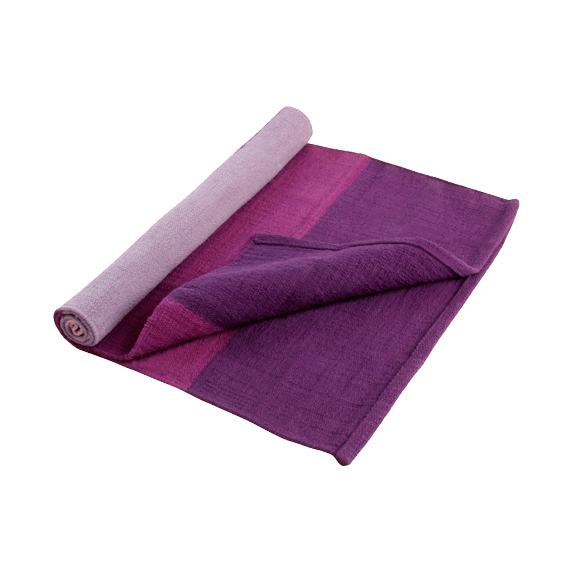 hm_r_a04 HUGGERMUGGER Cotton Yoga Rug  Cotton Lavender Fields