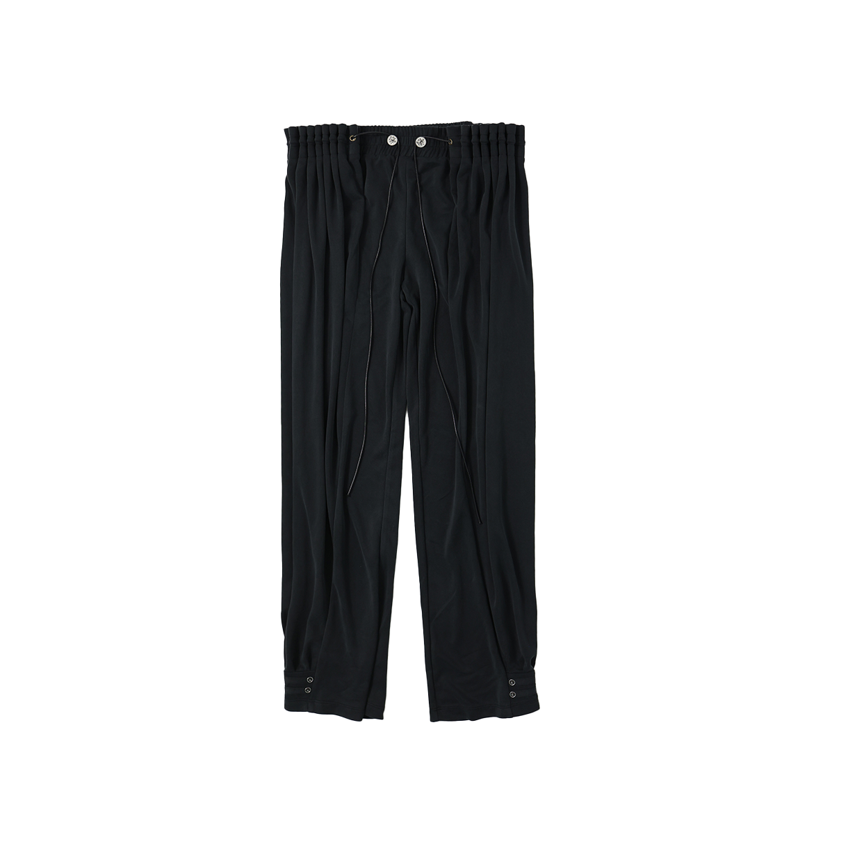 울리카 상투스 우먼 커튼 조거 팬츠 워시드 블랙 - 26SS(Ulika Sanctus Women Curtain Jogger Pants Washed Black - 26SS)
