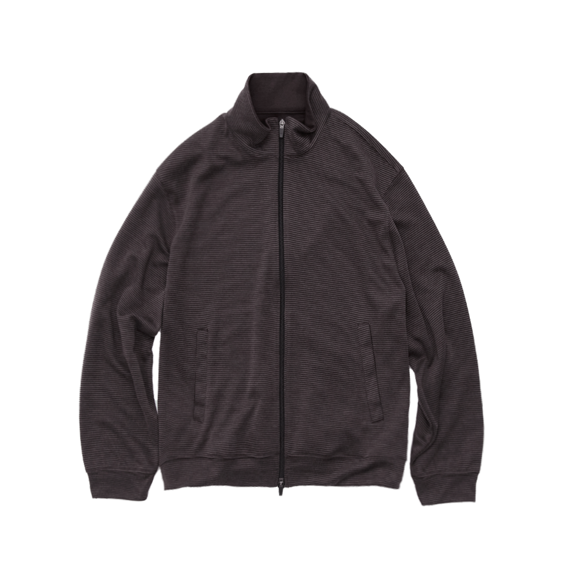 HM6PJU4691CP [더블적립] Polyteru Human Index Human Striped Track Top Jacket Purple Brown