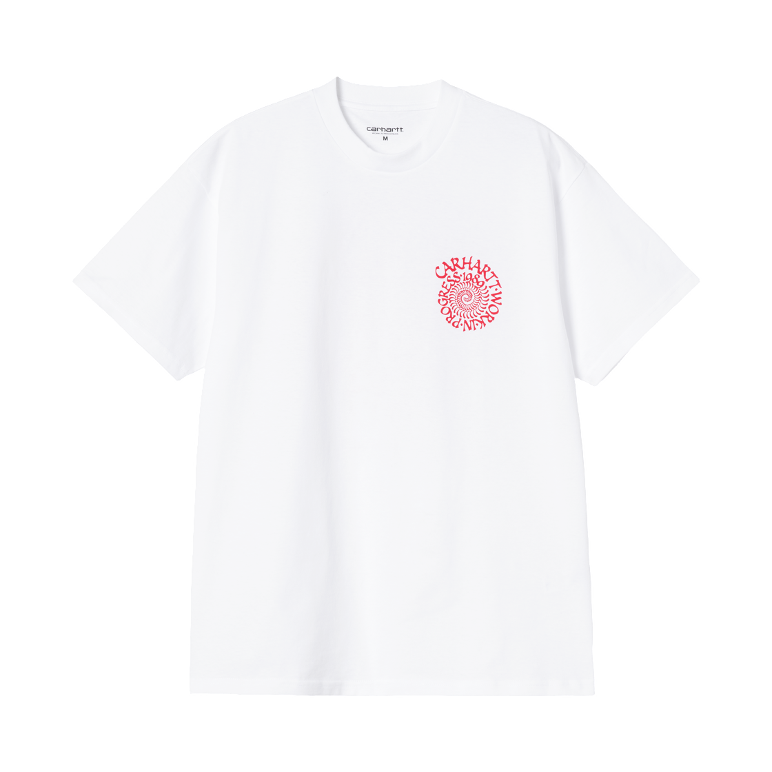 I036264-02-XX Carhartt WIP S/S Spirals T-Shirt White