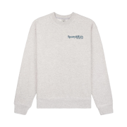 Sporty & Rich Run Club Crewneck Heather Gray Navy