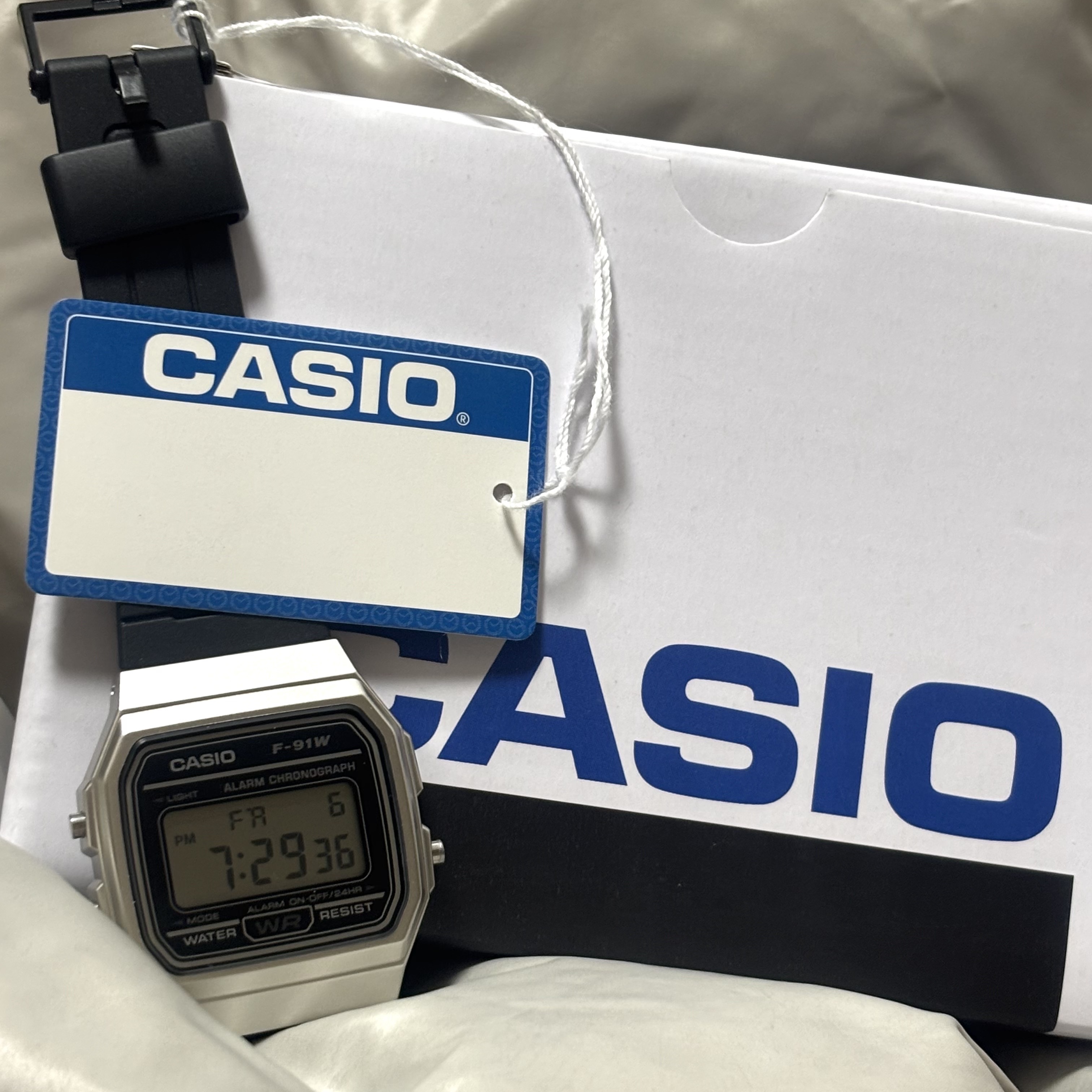 Casio F-91WM-7 착용 스타일 - 1