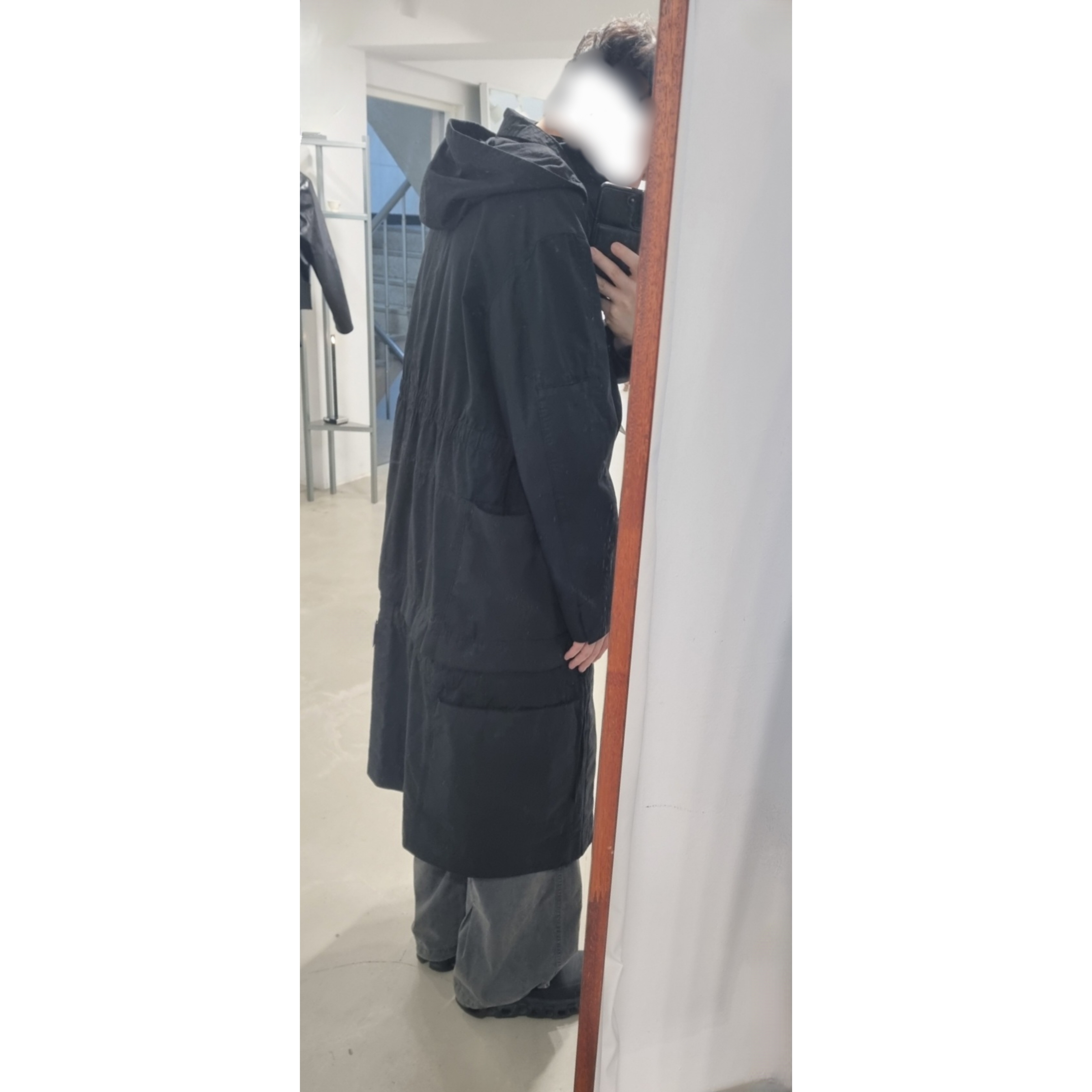 On Running x Post Archive Faction (Paf) Cloudmonster 2 Black Magnet 착용 스타일 - 4