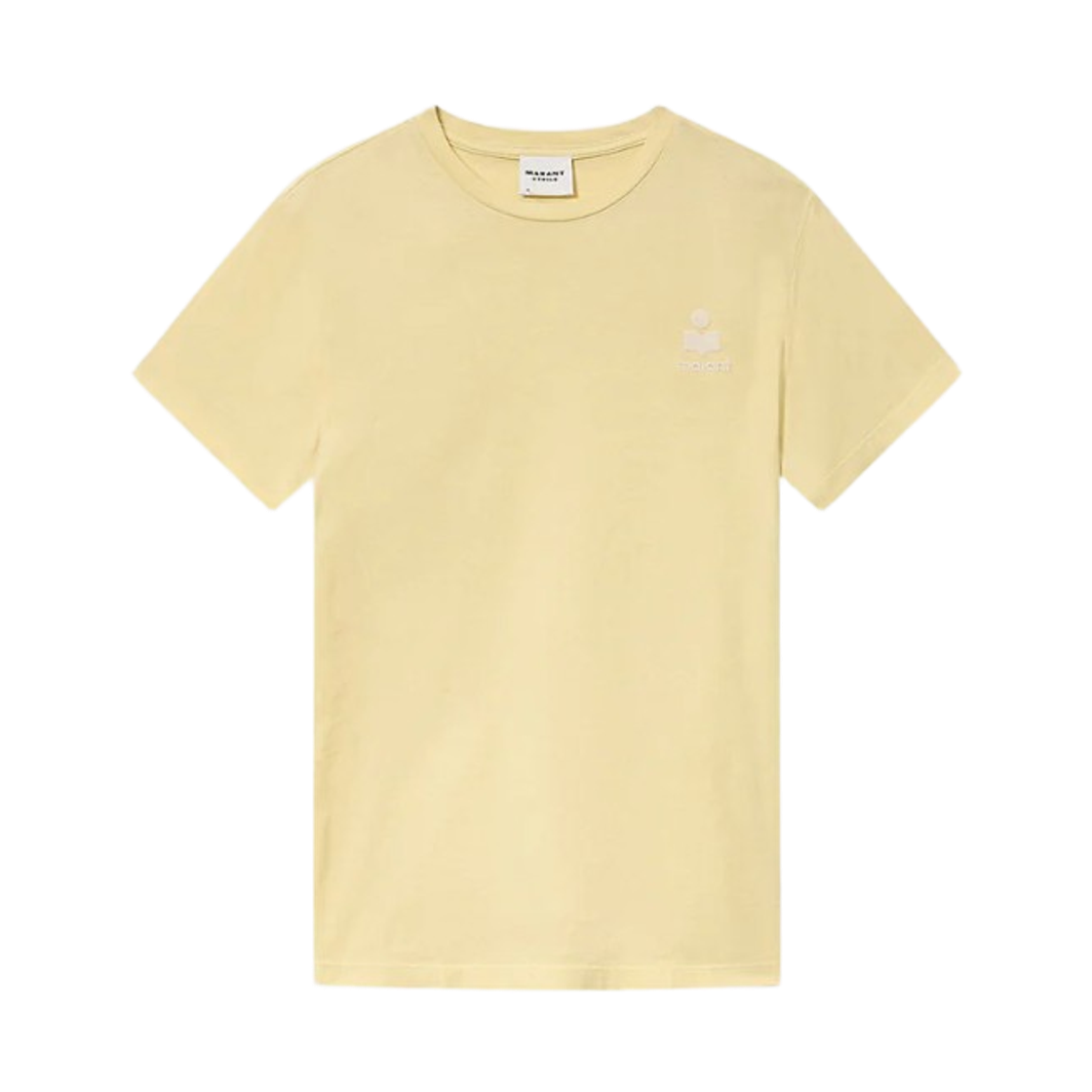 (W) 이자벨 마랑 애비 숏슬리브 로고 티셔츠 버터 에크루 - 26SS((W) Isabel Marant Aby Short Sleeve Logo T-Shirt Butter Ecru - 26SS) - 1