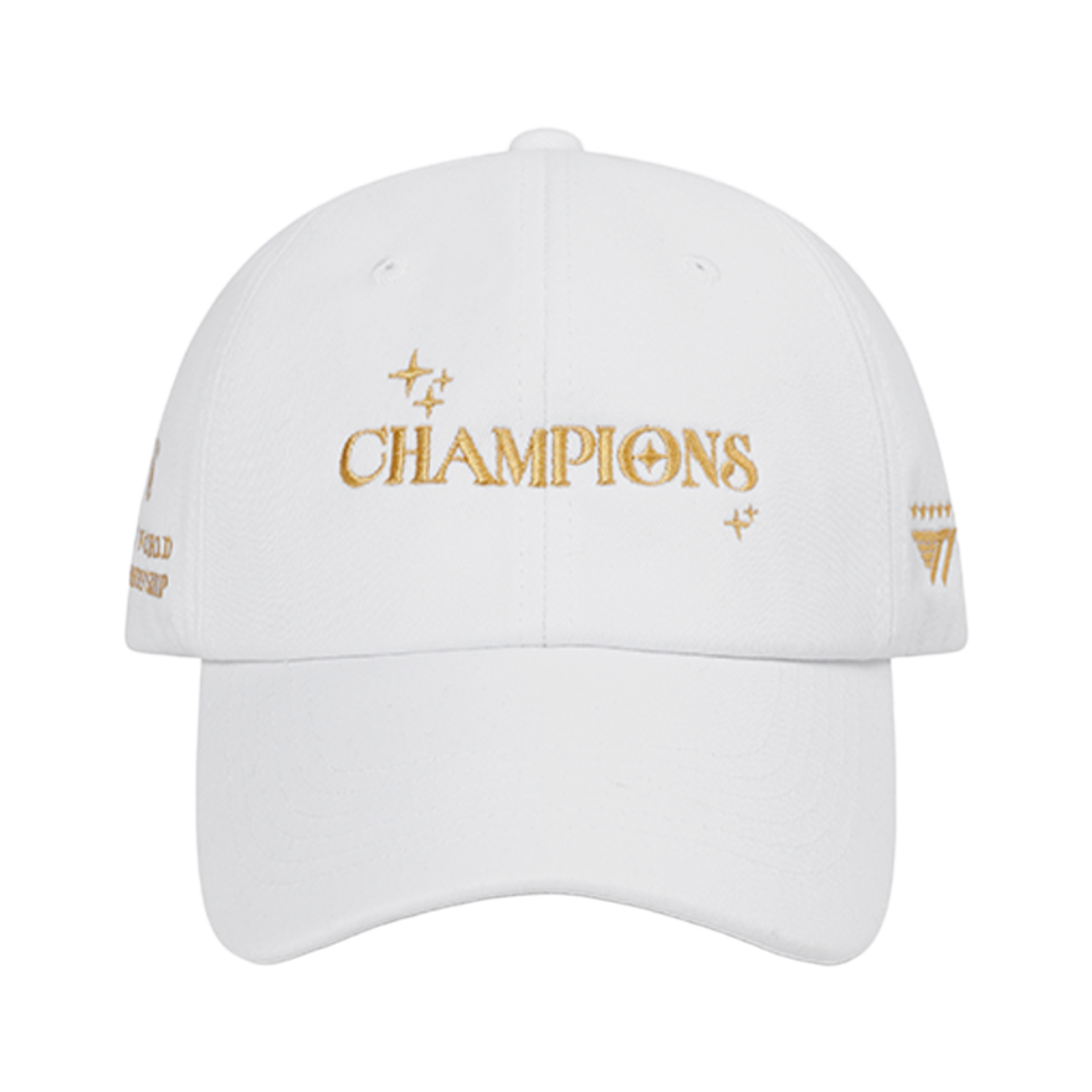 티원 2025 월드 챔피언스 볼캡 화이트(T1 2025 World Champions Ball Cap White)