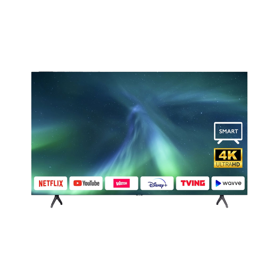 [A등급] 삼성 크리스탈 4K UHD 55인치 스마트TV 지방 스탠드([A등급] Refurbished Samsung Crystal 4K UHD 55" Smart TV (Non-Metro, Stand))