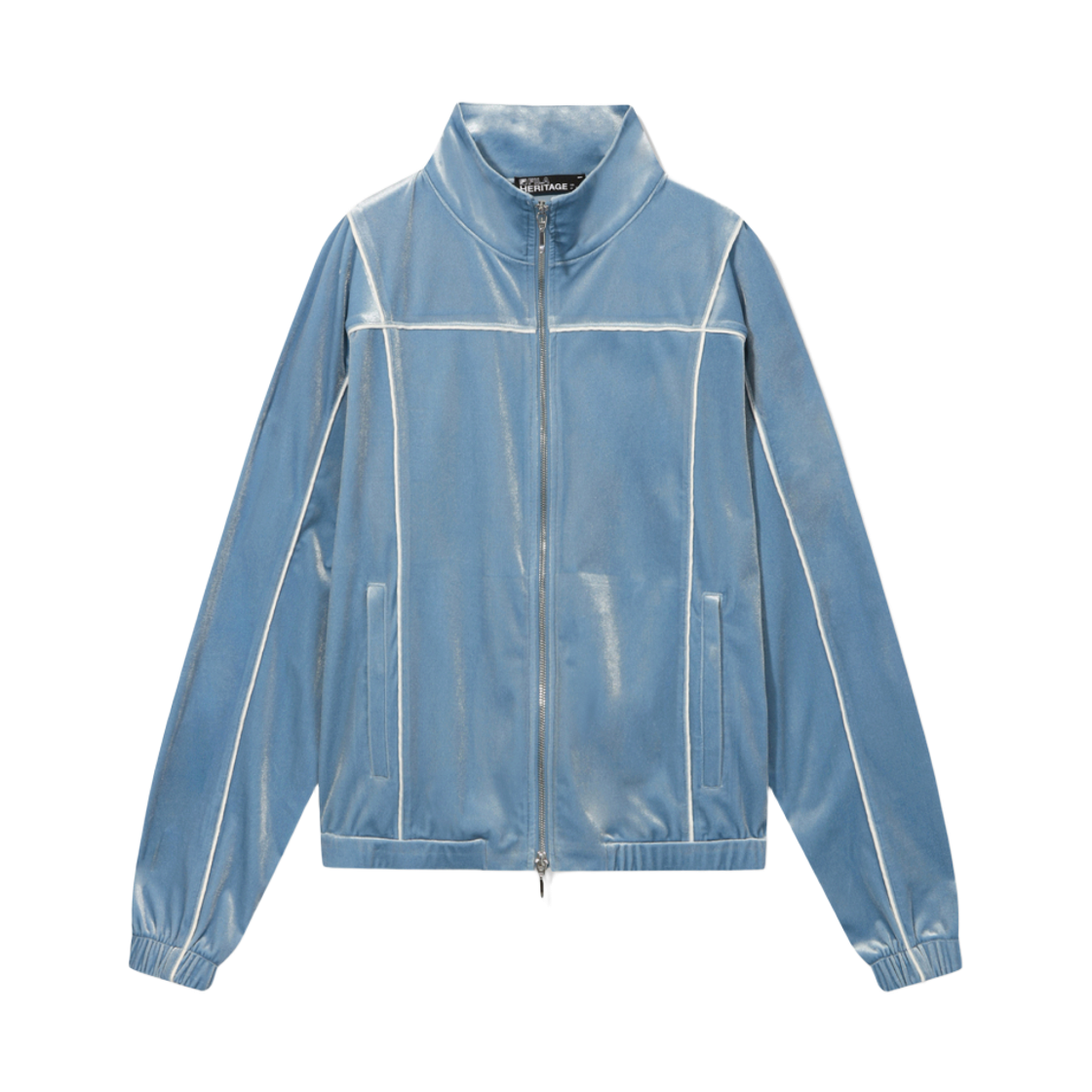 [6% 적립] FILA HERITAGE COLLECTION 헤리티지 벨로아 자켓 라이트 블루([6% 적립] FILA HERITAGE COLLECTION Heritage Velour Jacket Light Blue)