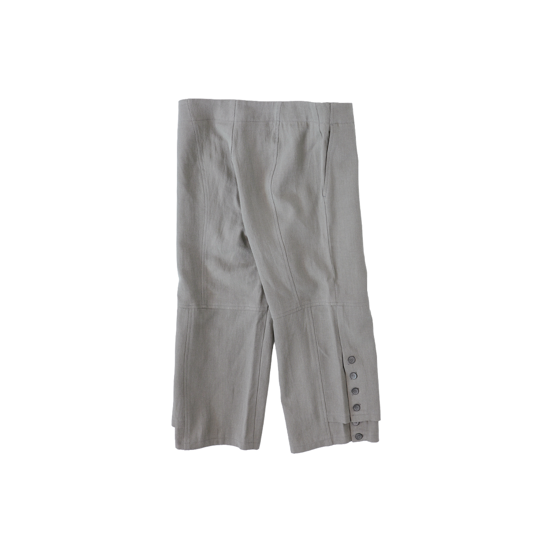 울리카 상투스 우먼 더블 레이어드 크롭 팬츠 베이지 - 26SS(Ulika Sanctus Women Double Layered Cropped Pants Beige - 26SS) - 2