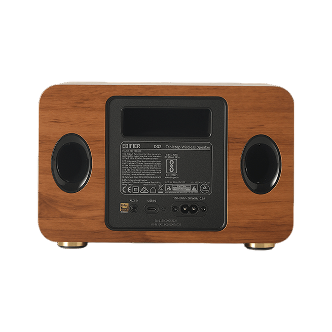 에디파이어 D32 테이블탑 무선 스피커 브라운(Edifier D32 Tabletop Wireless Speaker Brown) - 3