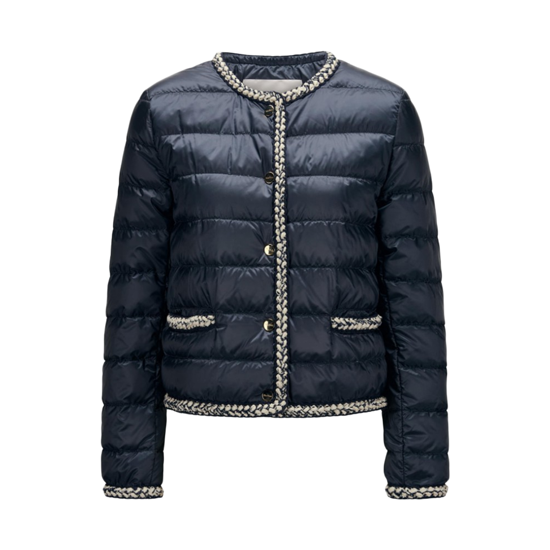 (W) 막스마라 더 큐브 클로에 퀄팅 다운 자켓 네이비((W) Max Mara The Cube Chloe Quilting Down Jacket Navy)