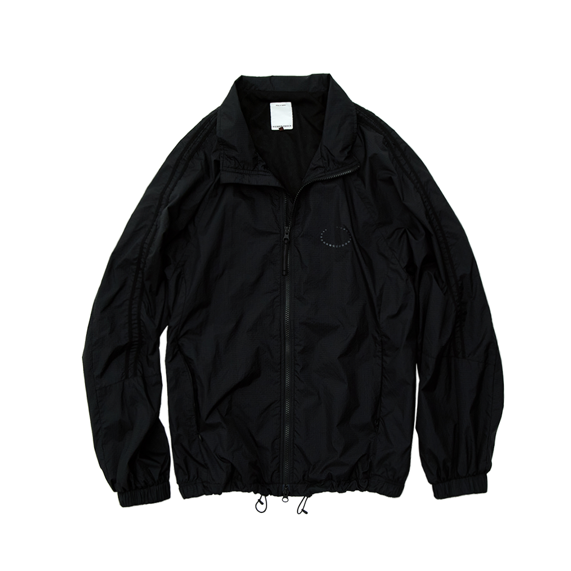 HM6PJU1021B0 [더블적립] Polyteru Human Index Human Retro Track Top Jacket Black
