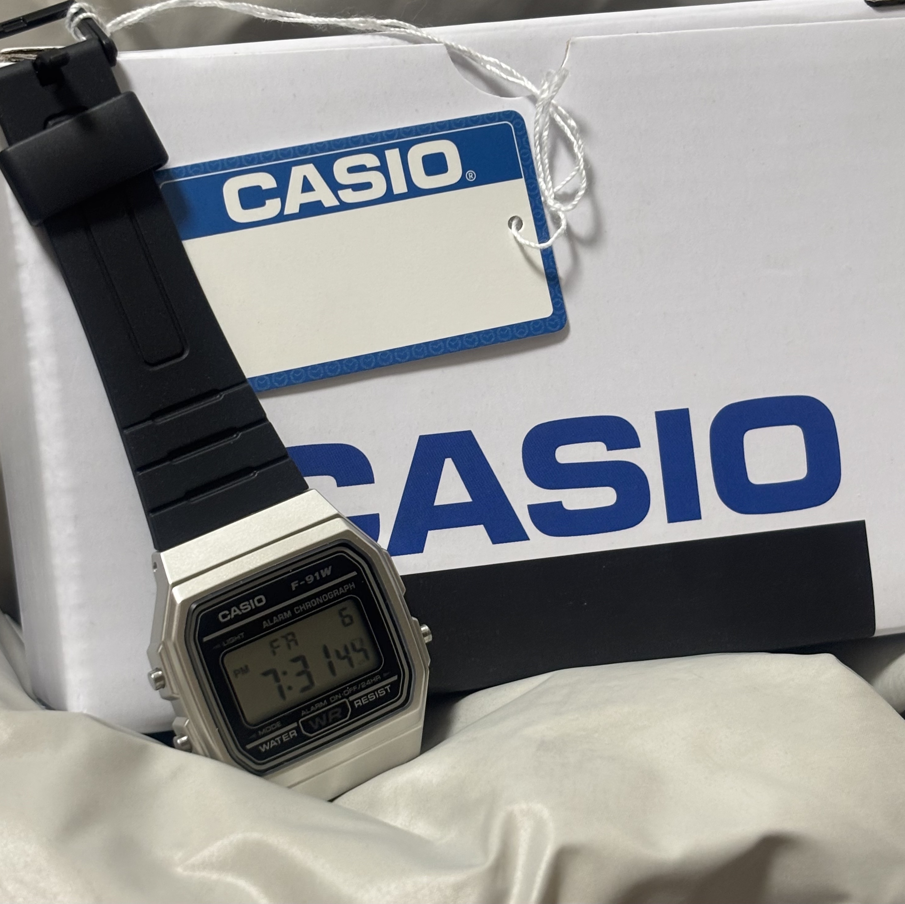 Casio F-91WM-7 착용 스타일 - 2