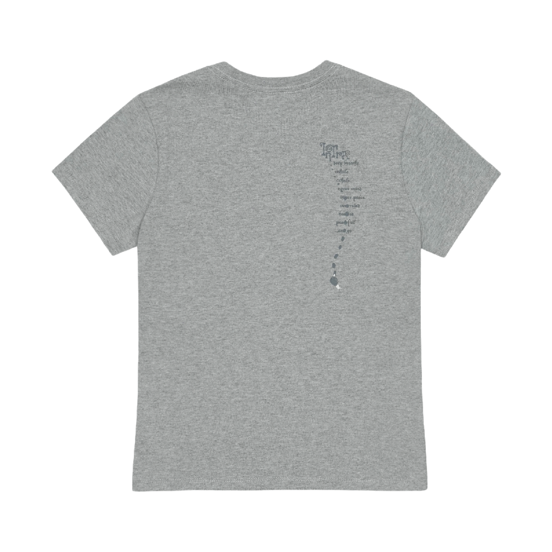 산산기어 스네일 티셔츠 멜란지 그레이_0(Sansan Gear Snail T-Shirt Melange Grey_0) - 2