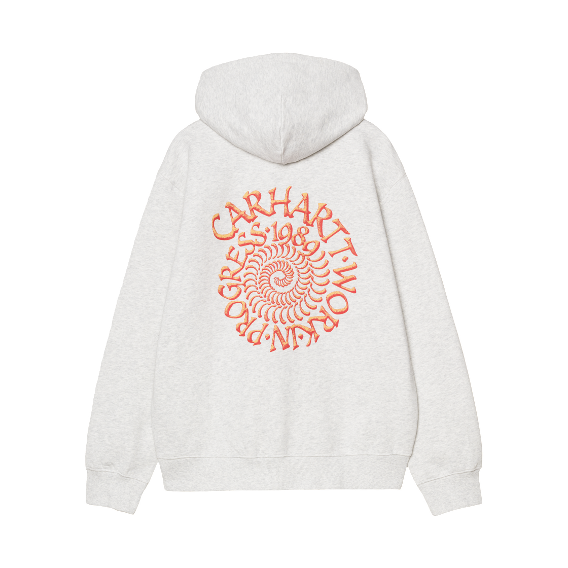 칼하트 WIP 후드 스파이럴 스웨트셔츠 애쉬 헤더(Carhartt WIP Hooded Spiral Sweatshirt Ash Heather) - 2