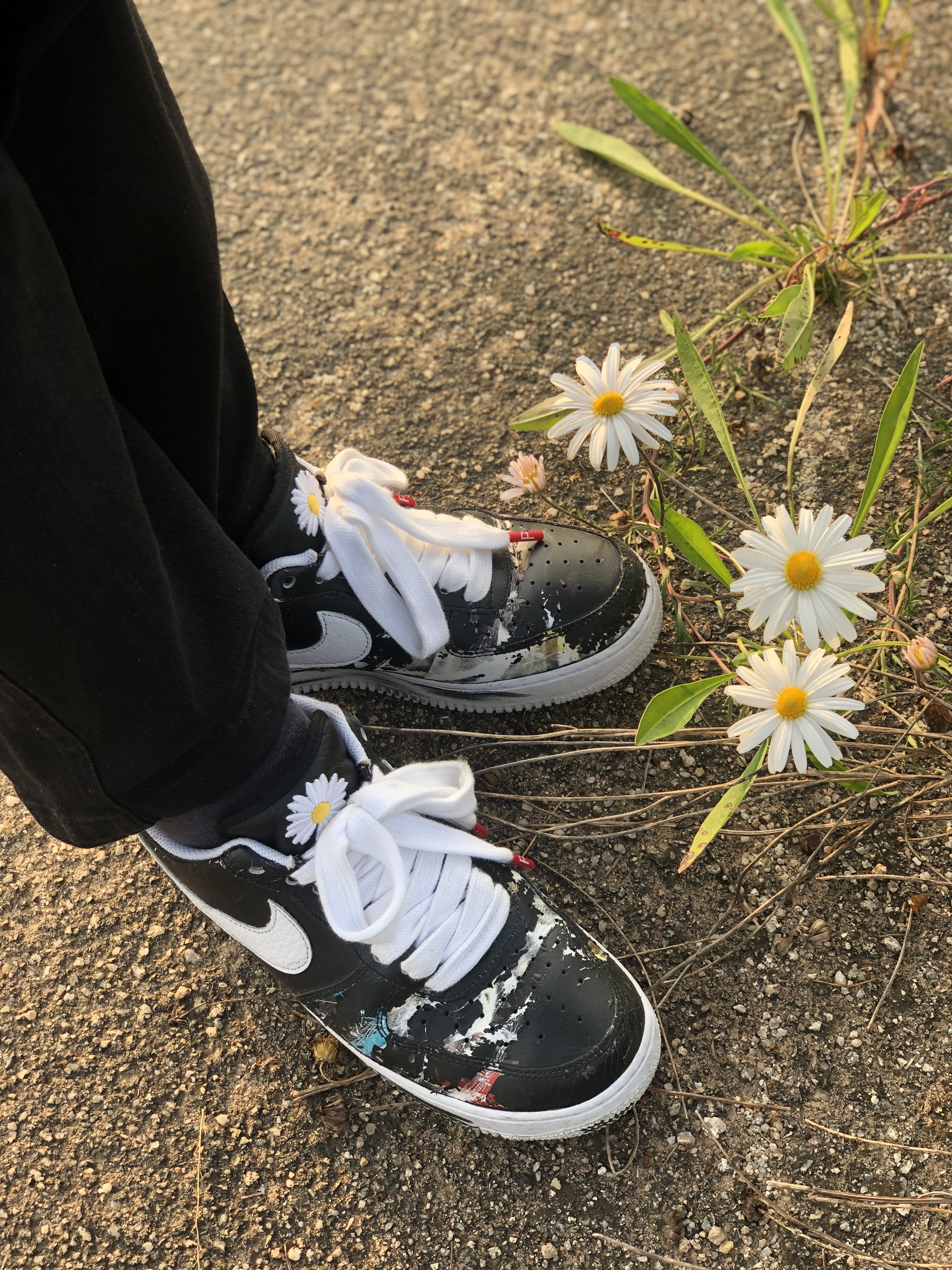 Nike x Peaceminusone Air Force 1 Low Para-Noise 착용 스타일