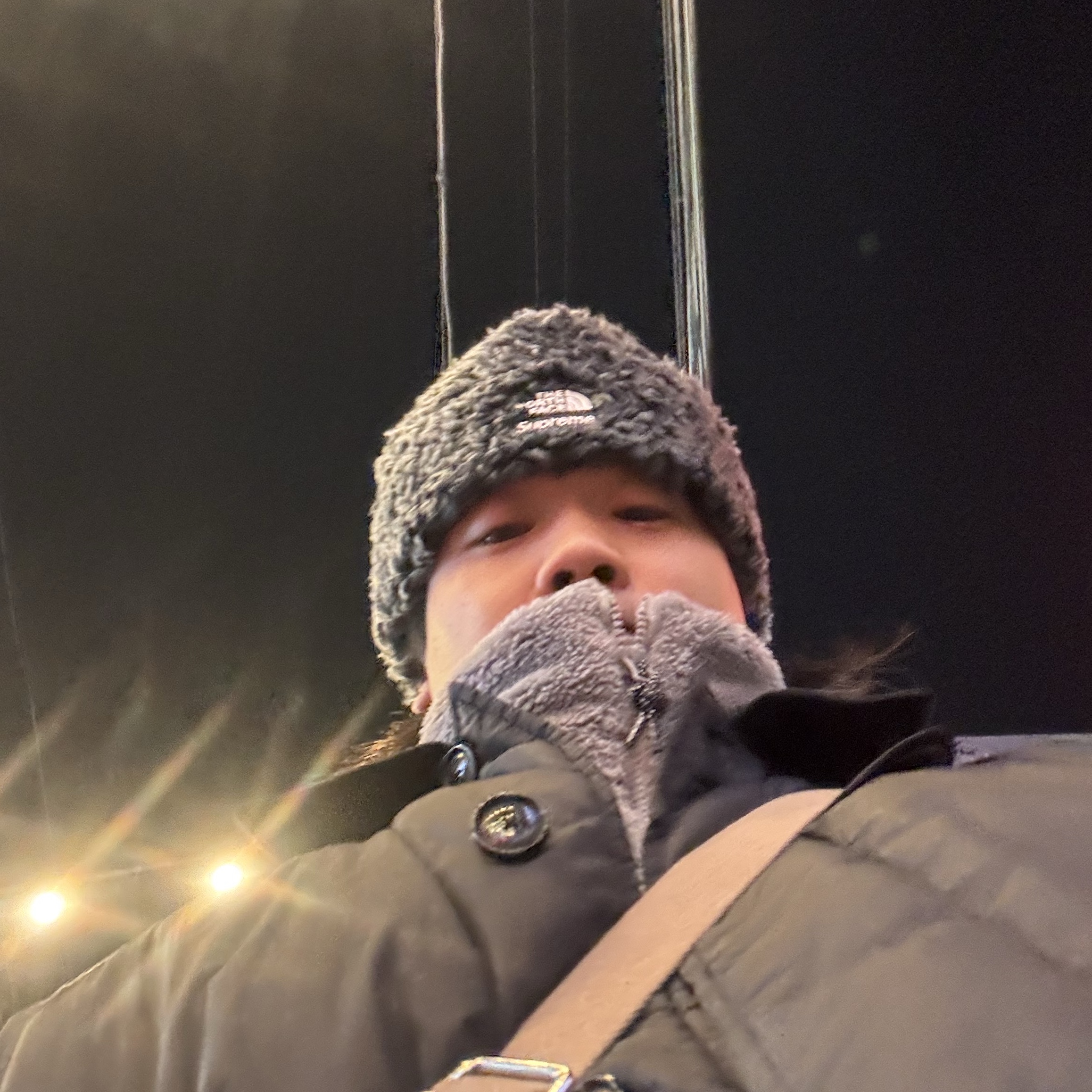 Supreme x The North Face High Pile Fleece Beanie Black - 23SS 착용 스타일