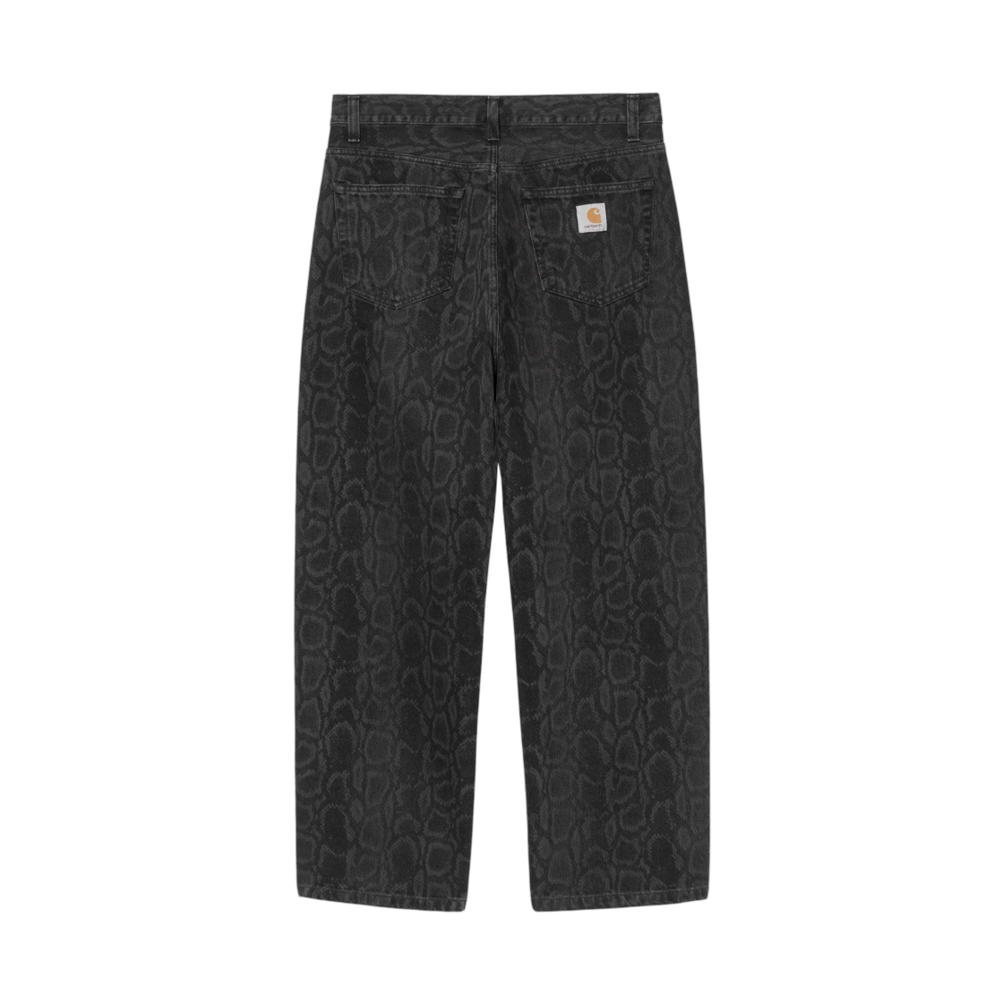 I036589-3R2-60 Carhartt WIP Snake Landon Pant Snake Camo Black Heavy Stone Wash