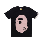 (W) BAPE Color Denim Big Ape Head T-Shirt Black