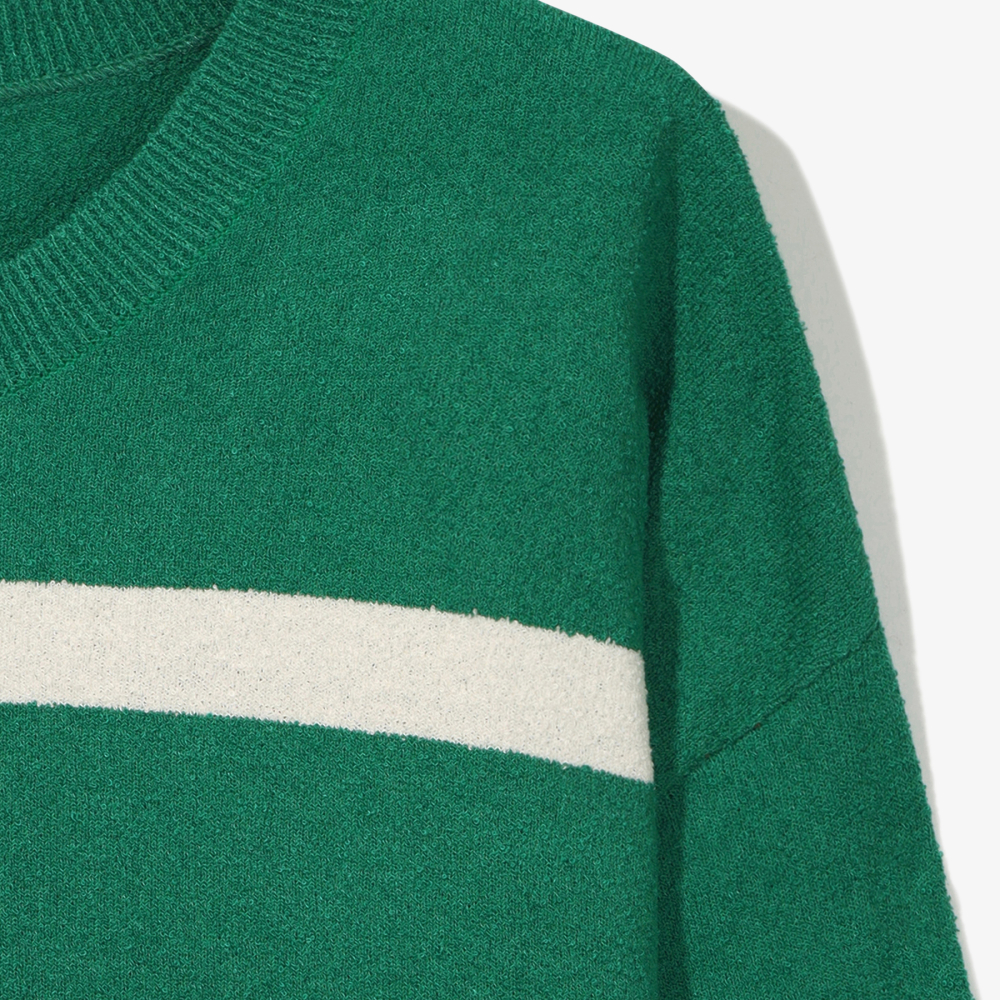 [6% 적립] FILA HERITAGE COLLECTION 헤리티지 크루넥 스웨터 그린([6% 적립] FILA HERITAGE COLLECTION Heritage Crewneck Sweater Green) - 4