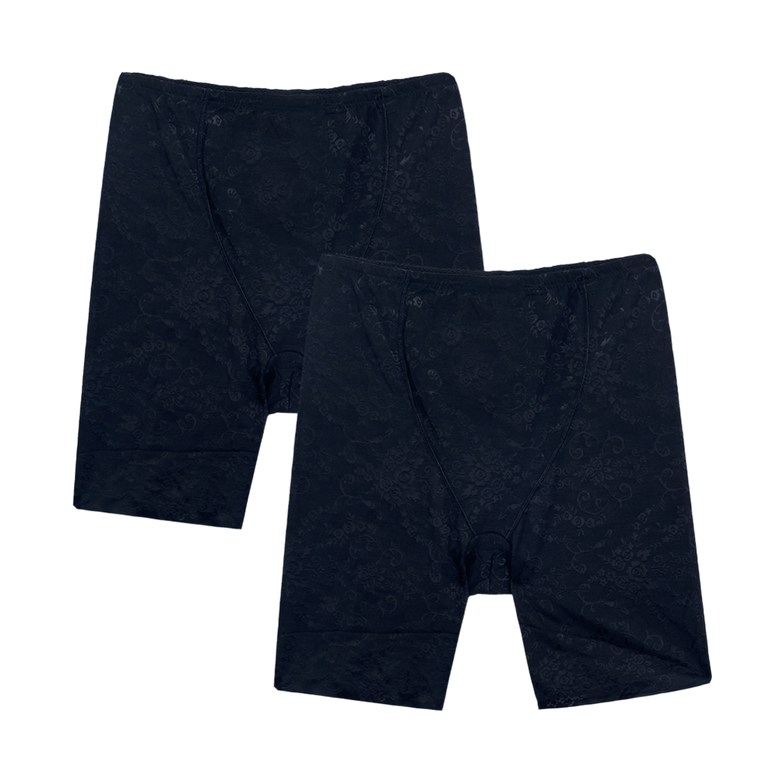 (W) 에이원 누디 노라인 사각 커버업 롱 거들 440 2팩 블랙((W) AONE Nudi No-line Square Cover-up Long Girdle 440 2Pack Black)