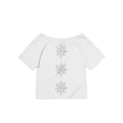 Suade Sunny One Shoulder Tee White