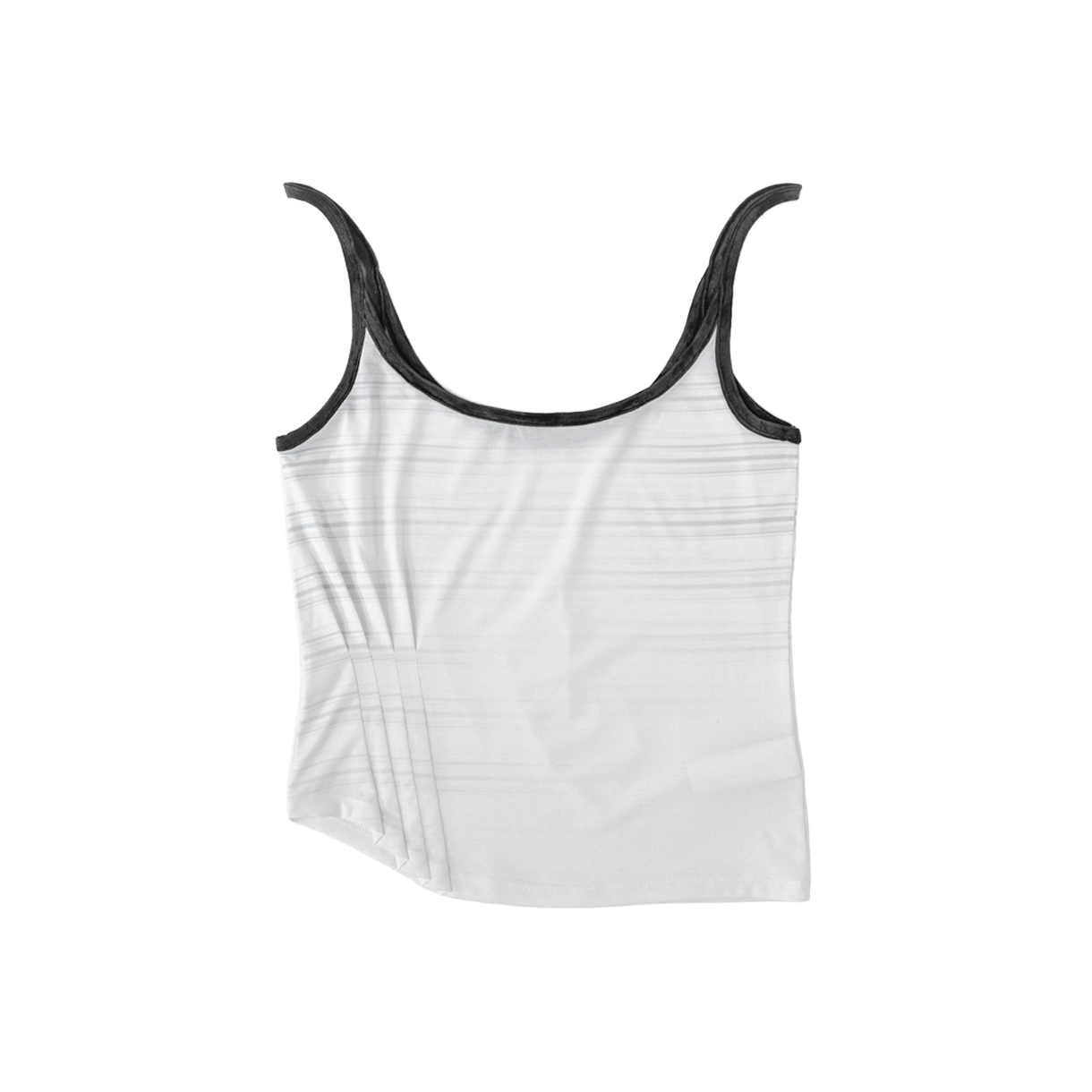 울리카 상투스 우먼 스트라이프 핀턱 슬리브리스 화이트 - 26SS(Ulika Sanctus Women Stripe Pintuck Sleeveless White - 26SS)