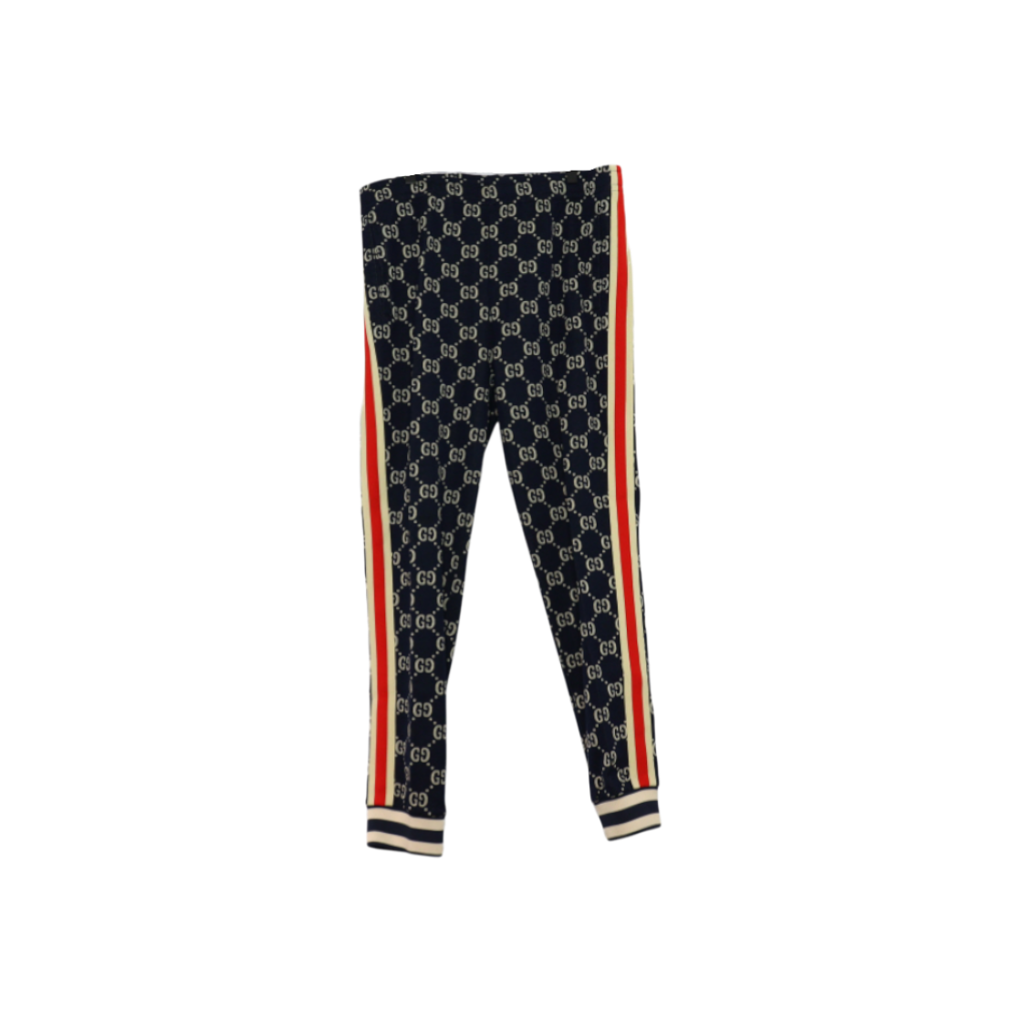 ITKQAURVGD3N Gucci Navy Jacquard Jogger Pants for Men