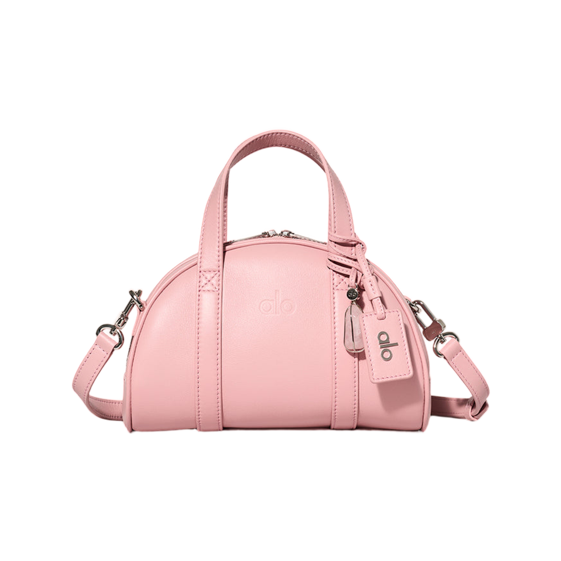 A1054U Alo Yoga Alo Mini Odyssey Vintage Pink Leather