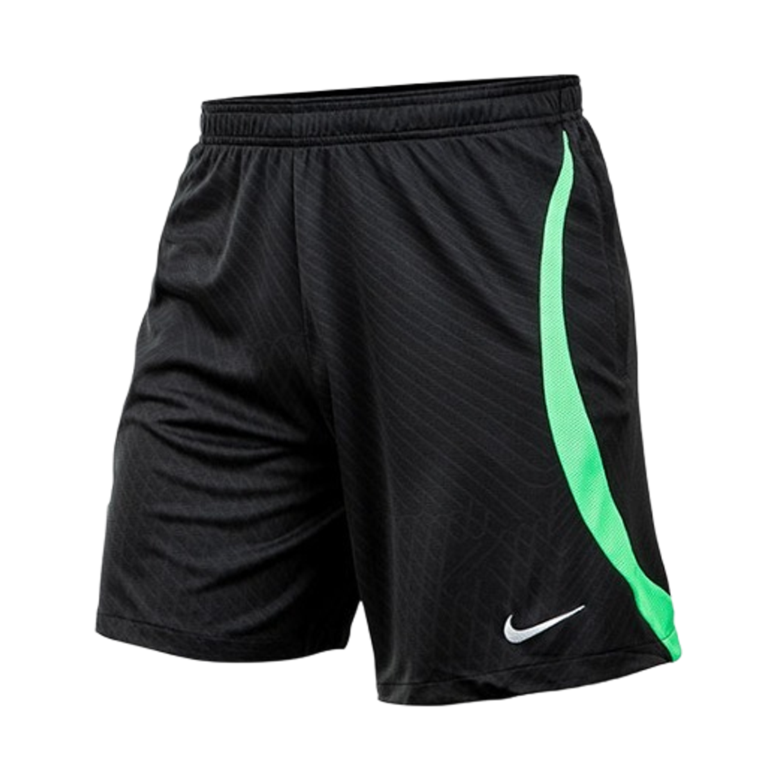 나이키 리버풀 F.C. 스트라이크 드라이핏 니트 풋볼 쇼츠 블랙 포이즌 그린 (DX3191-012)(Nike Liverpool F.C. Strike Dri-Fit Knit Football Shorts Black Poison Green (DX3191-012)) - 1