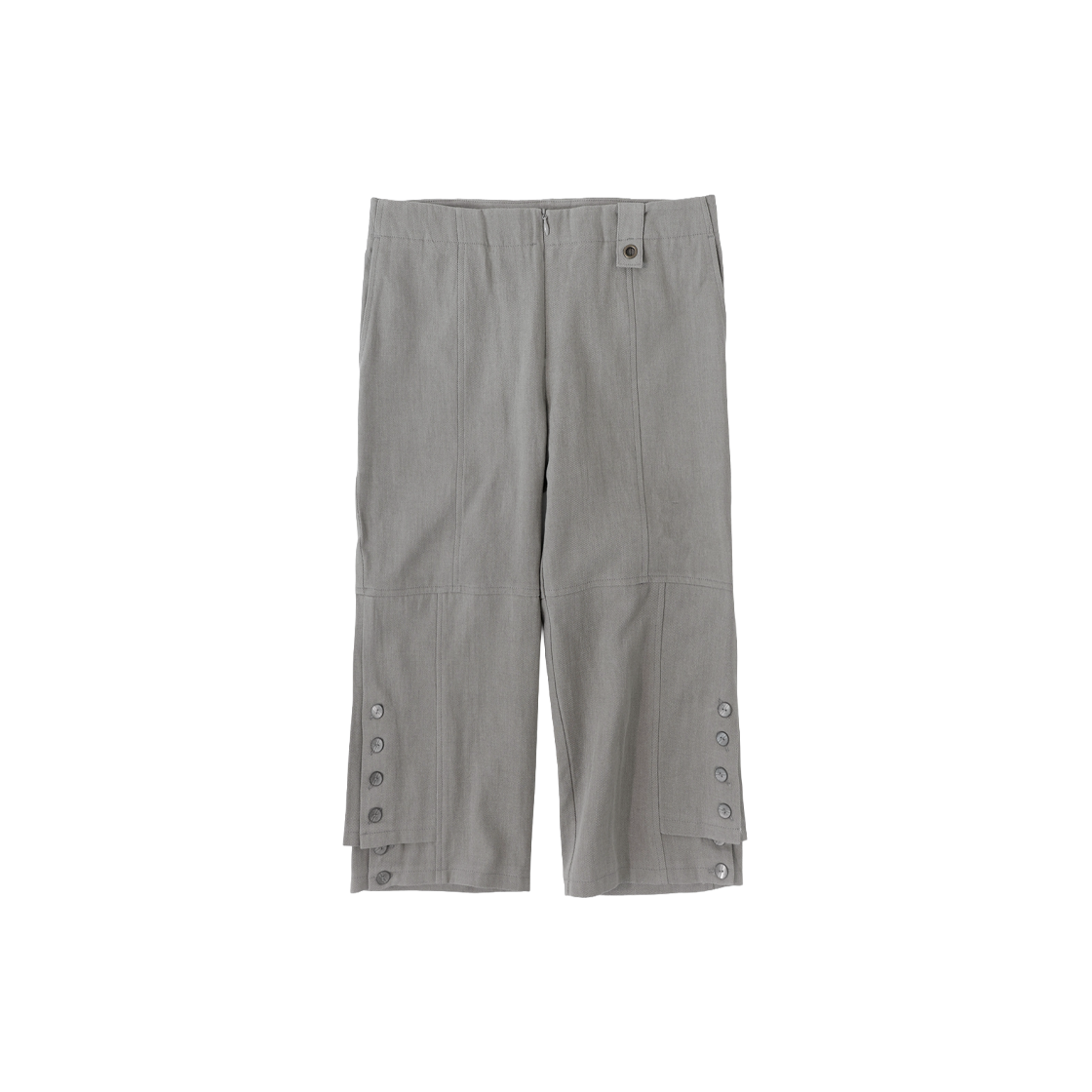울리카 상투스 우먼 더블 레이어드 크롭 팬츠 베이지 - 26SS(Ulika Sanctus Women Double Layered Cropped Pants Beige - 26SS)