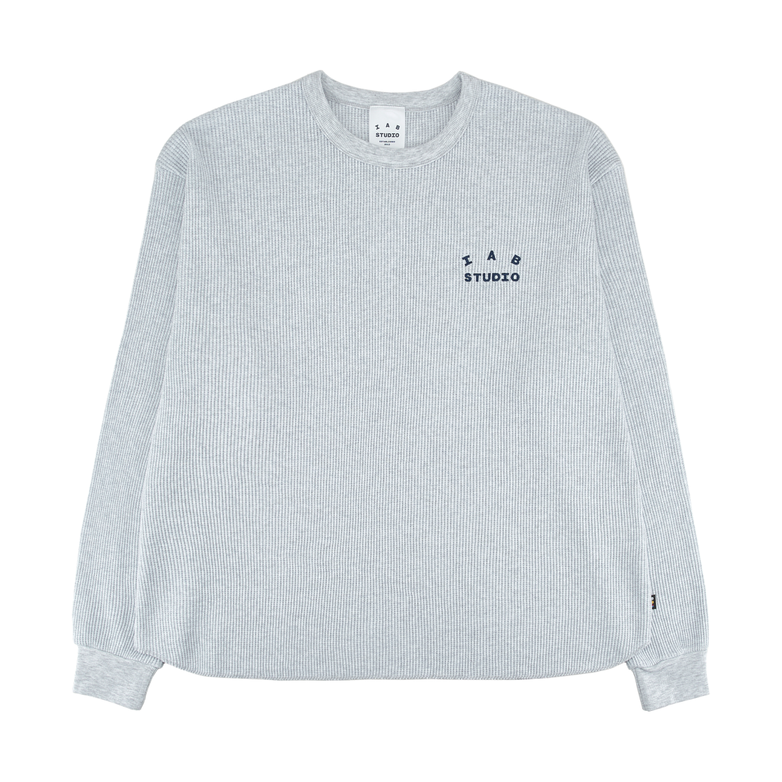 아이앱 스튜디오 아이앱 와플 롱슬리브 라이트 그레이(IAB Studio IAB Waffle Long Sleeve Light Gray)