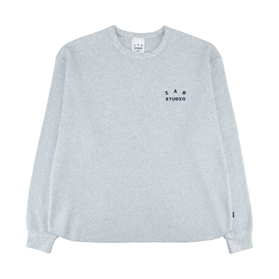 IAB Studio IAB Studio IAB Waffle Long Sleeve Light Gray · S