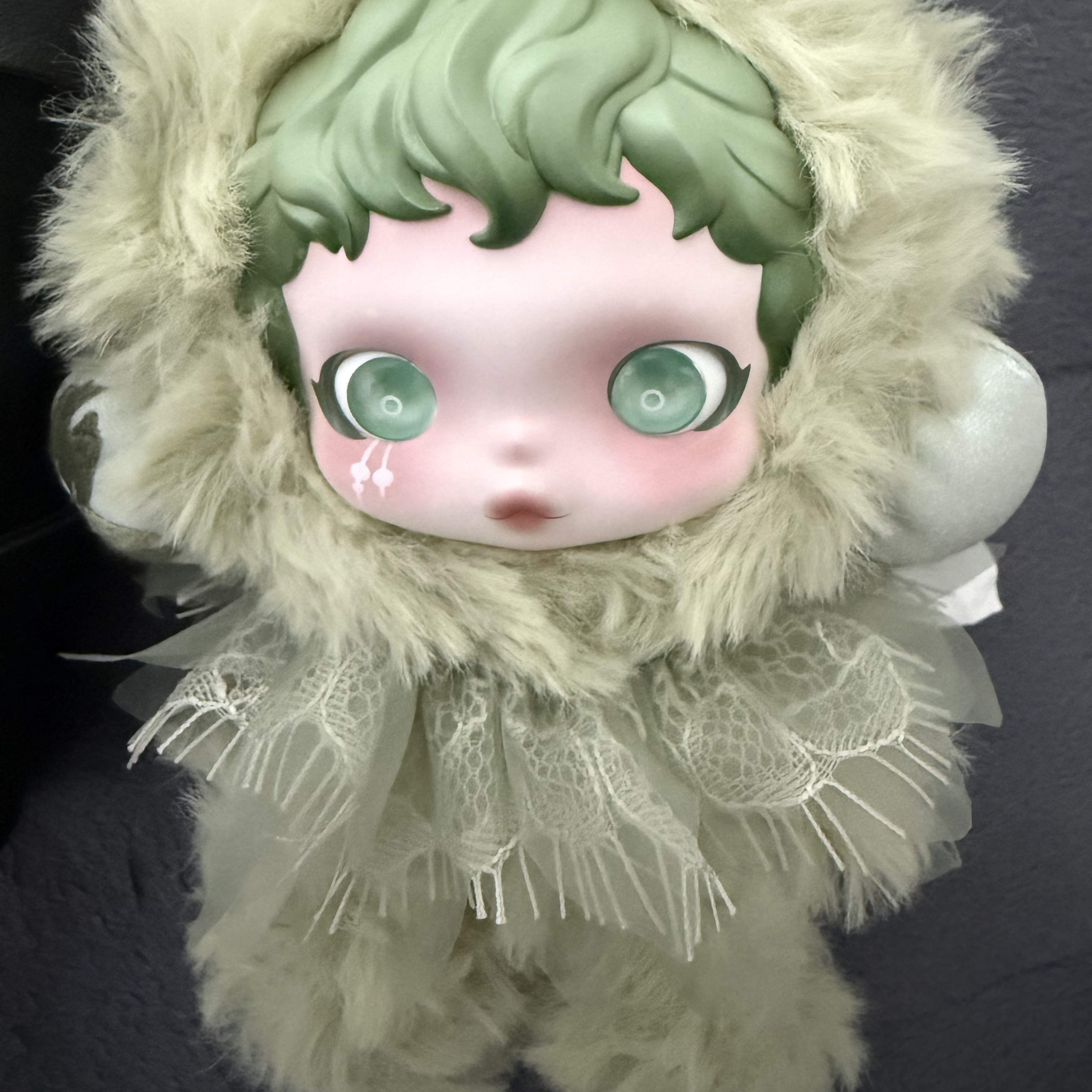 Pop Mart Skullpanda L’Impressionnisme Series Plush Doll Pond (Opened Case) 착용 스타일