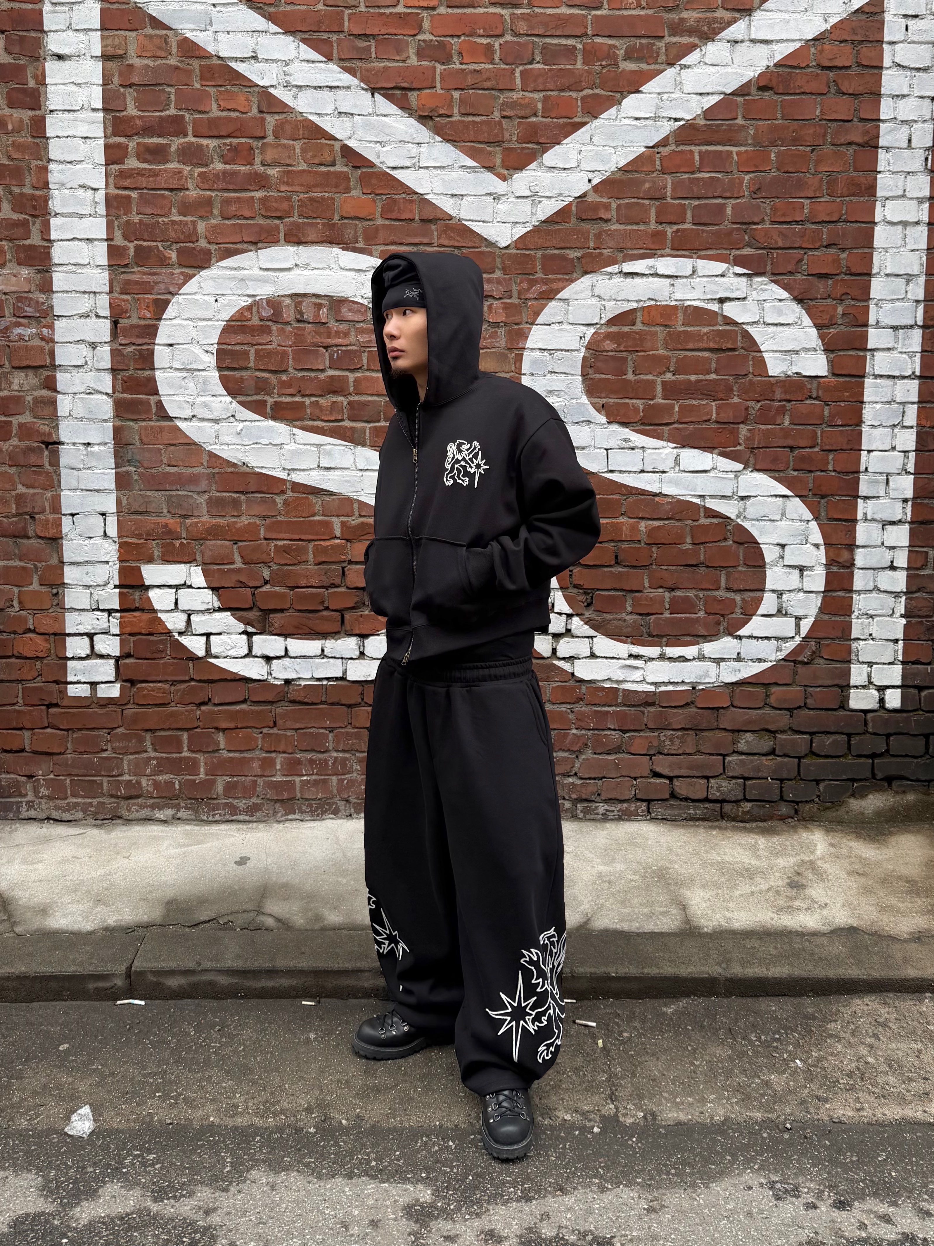 Arc'teryx Rho Toque Black 착용 스타일 - 1