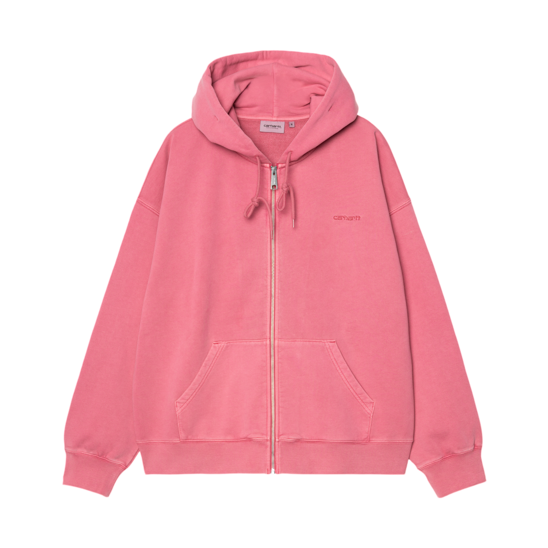 칼하트 WIP 후드 벤톤 스웨트 자켓 프림로즈 가먼트 다이드(Carhartt WIP Hooded Benton Sweat Jacket Primrose Garment Dyed) - 1