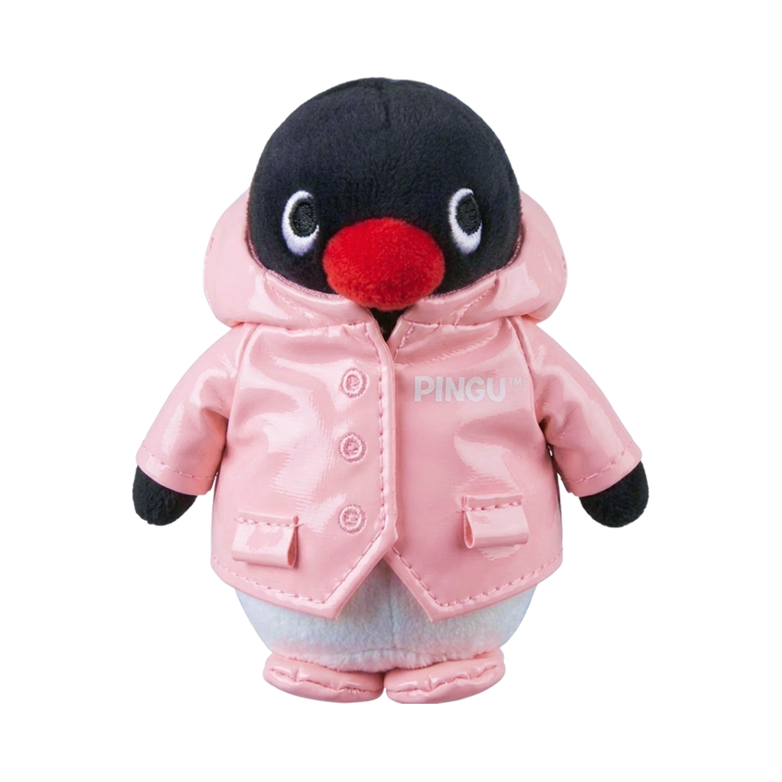 핑구 x CGV 우비 핑구 인형 키링 핑크 (10cm)(Pingu x CGV Raincoat Pingu Doll Keyring Pink (10cm)) - 2