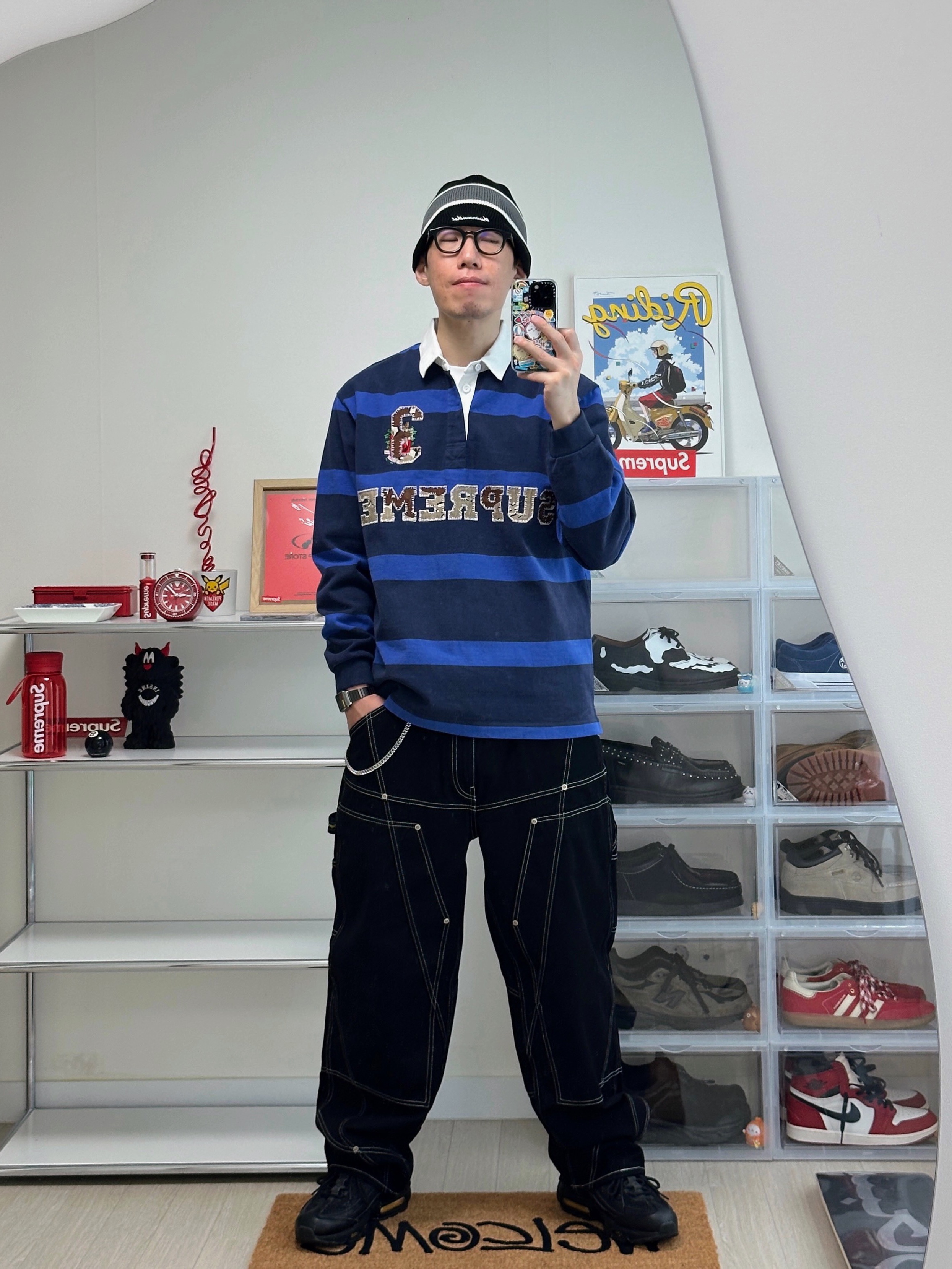 Supreme Stripe Rugby  STYLE | KREAM