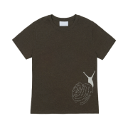 Sansan Gear Snail T-Shirt Melange Brown_0