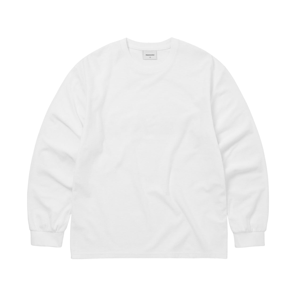 디스이즈네버댓 C-로고 웨일 롱슬리브 티셔츠 화이트(Thisisneverthat C-Logo Wale L/S T-Shirt White) - 1