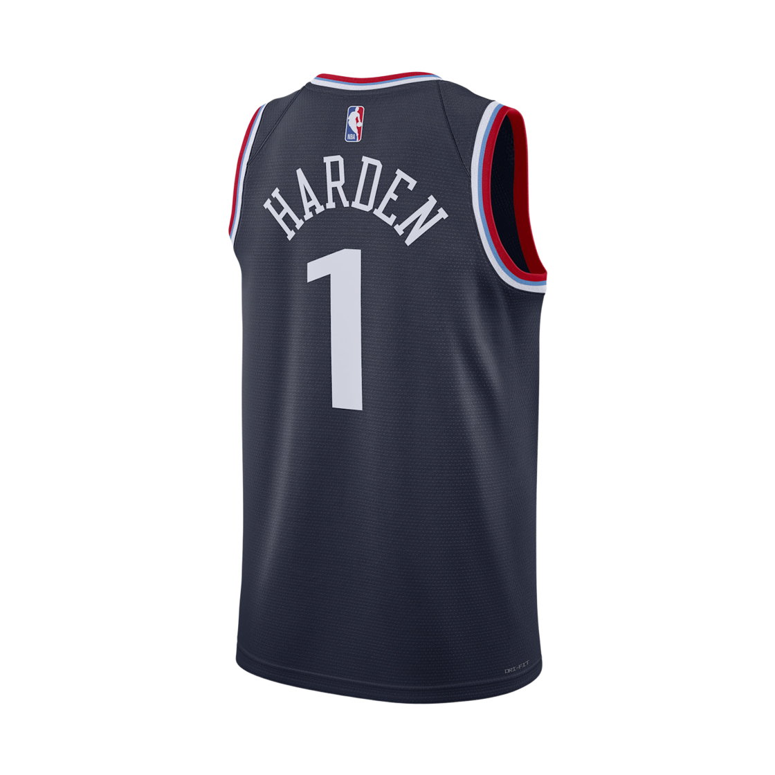 나이키 제임스 하든 LA 클리퍼스 스윙맨 아이콘 에디션 드라이핏 NBA 저지 컬리지 네이비 (FQ4702-422) (마킹 버전)(Nike James Harden LA Clippers Swingman Icon Edition Dri-Fit NBA Jersey College Navy (FQ4702-422) (Marking Ver.)) - 2