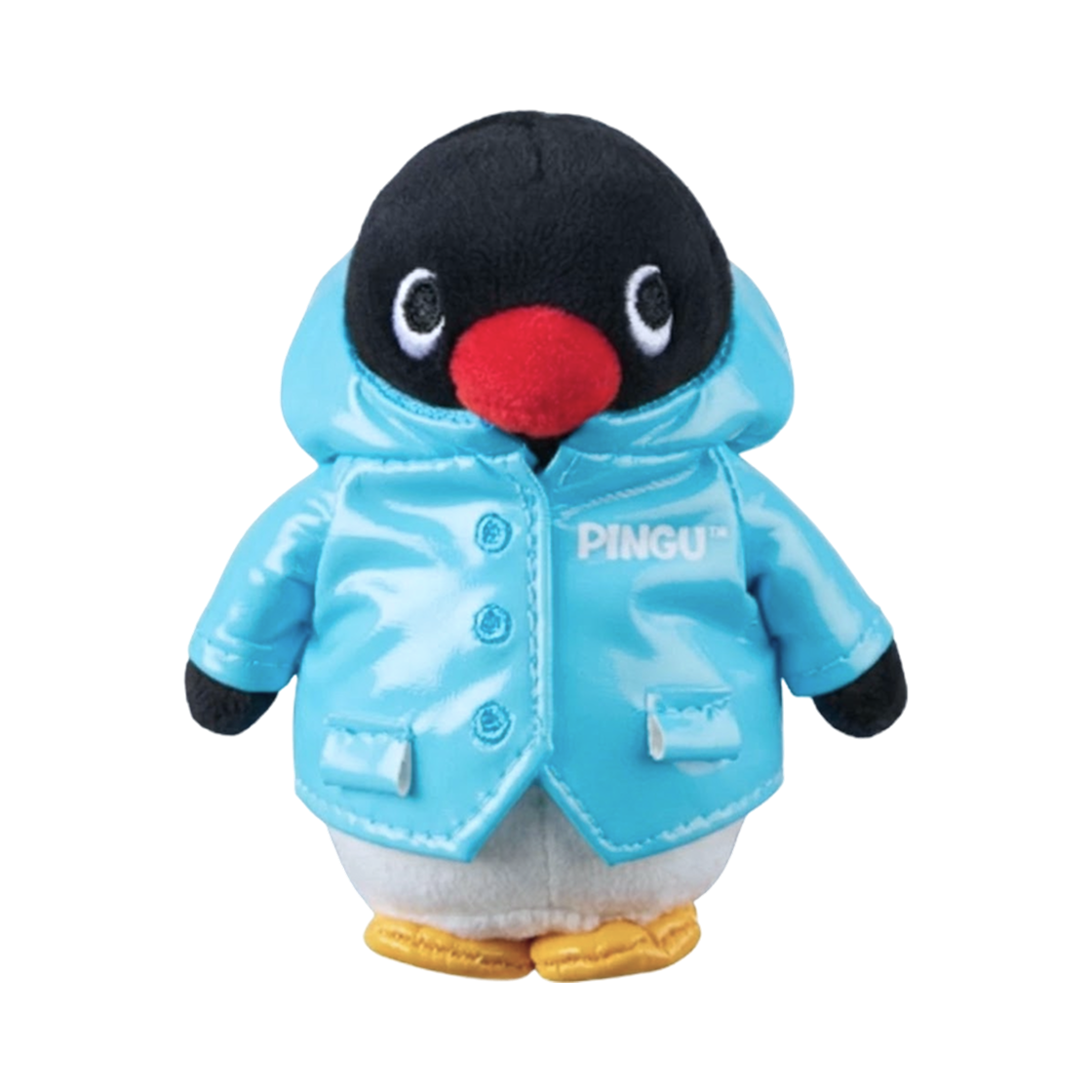 핑구 x CGV 우비 핑구 인형 키링 블루 (10cm)(Pingu x CGV Raincoat Pingu Doll Keyring Blue (10cm)) - 2