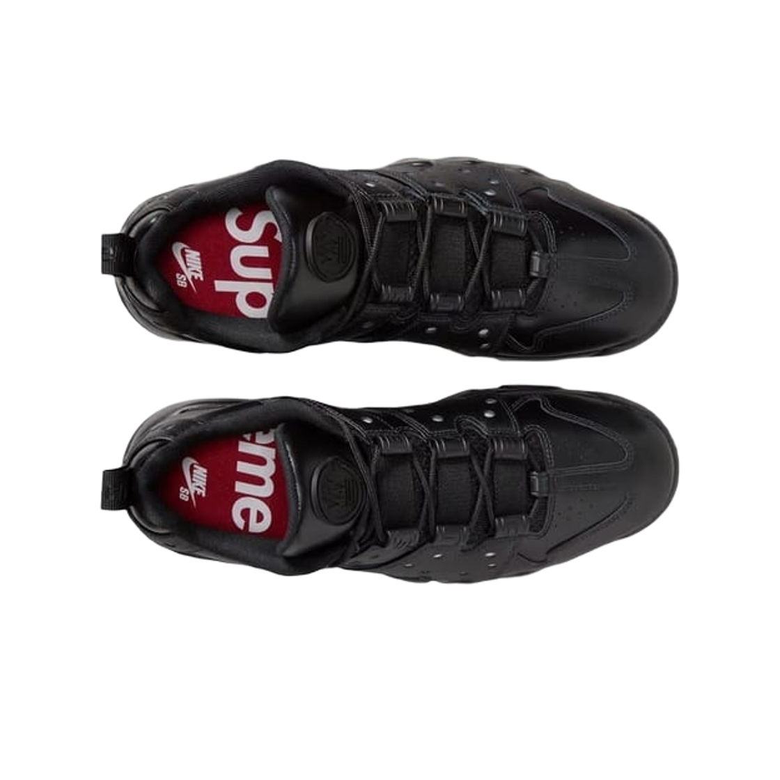 나이키 x 슈프림 SB 에어 맥스 2 CB 94 로우 블랙 메탈릭 실버 블랙(Nike x Supreme SB Air Max 2 CB 94 Low Black Metallic Silver Black) - 2