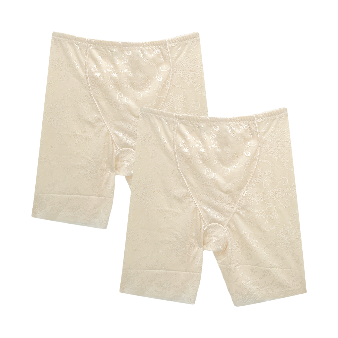 (W) 에이원 누디 노라인 사각 커버업 롱 거들 440 2팩 스킨((W) AONE Nudi No-line Square  Cover-up Long Girdle 440 2Pack Skin) - 1