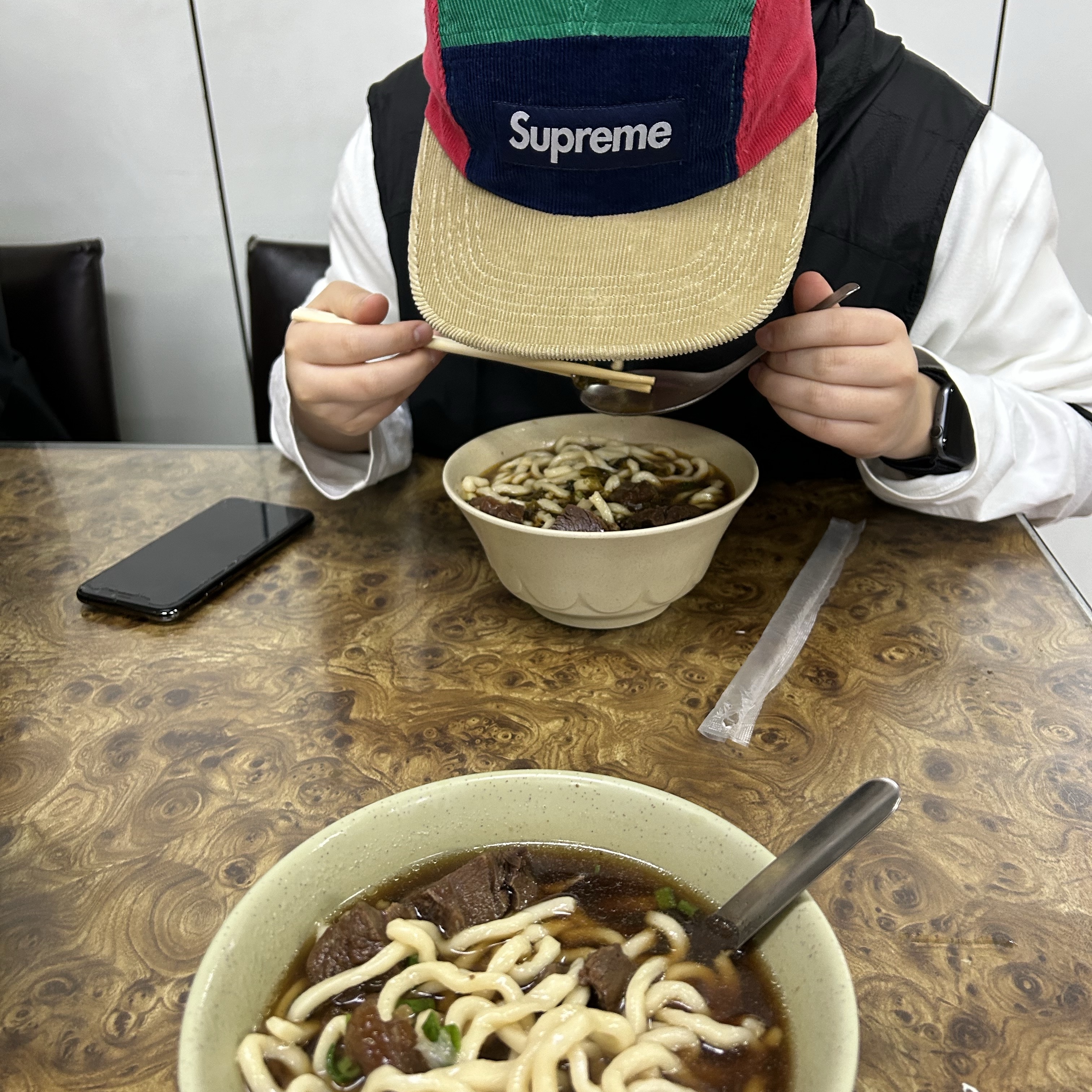 Supreme Corduroy Camp Cap Multicolor - 23FW 착용 스타일 - 1