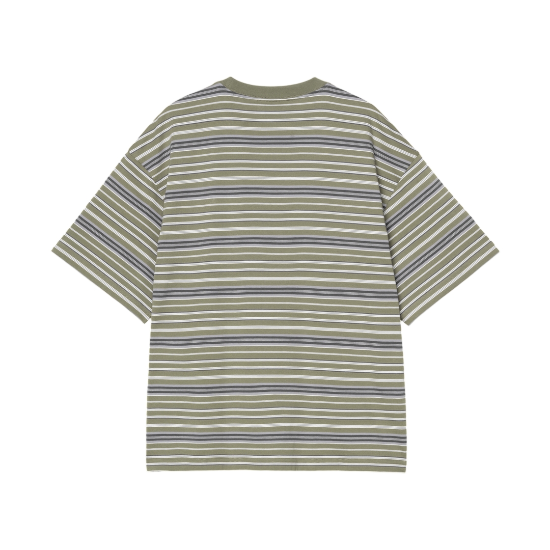 칼하트 WIP 숏슬리브 제인 티셔츠 제인 스트라이프 달러 그린(Carhartt WIP S/S Zane T-Shirt Zane Stripe Dollar Green) - 2