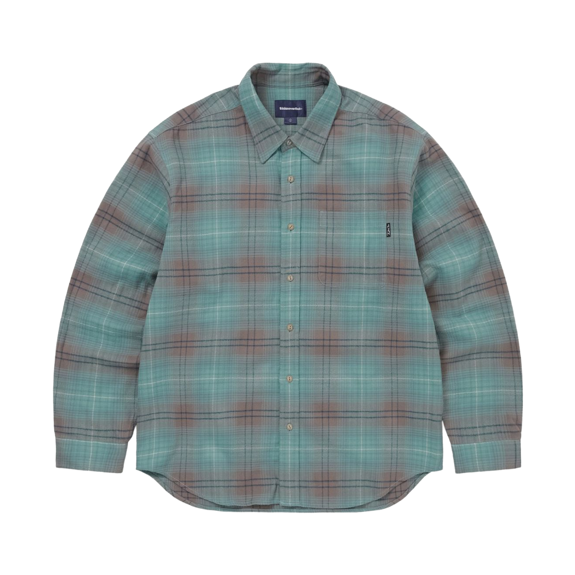 TN261WSHTL03TEL thisisneverthat Flannel Check Shirt Teal