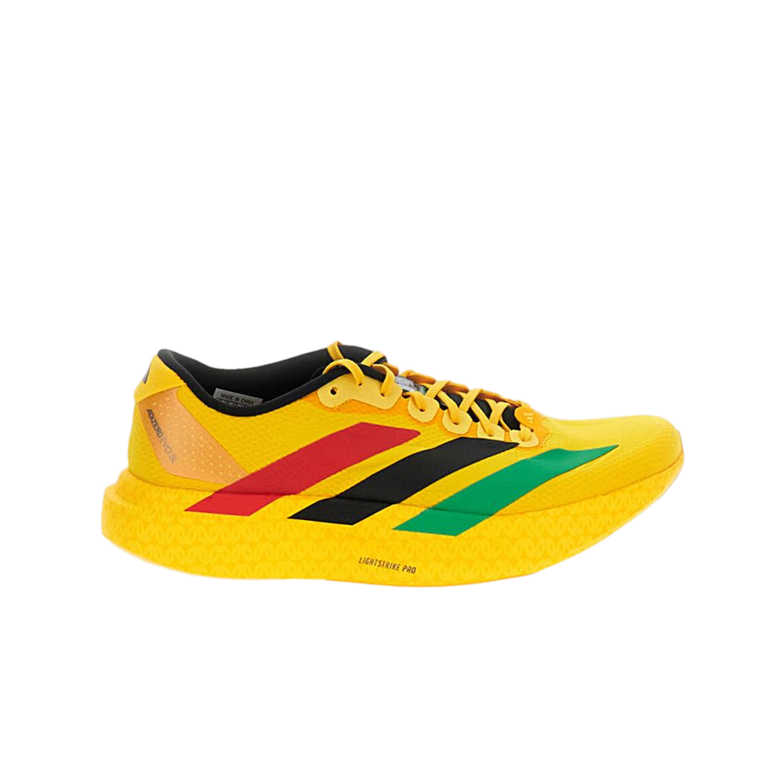 KJ3625 Adidas x Bob Marley Adizero EVO SL Woven Bold Gold Vivid Green