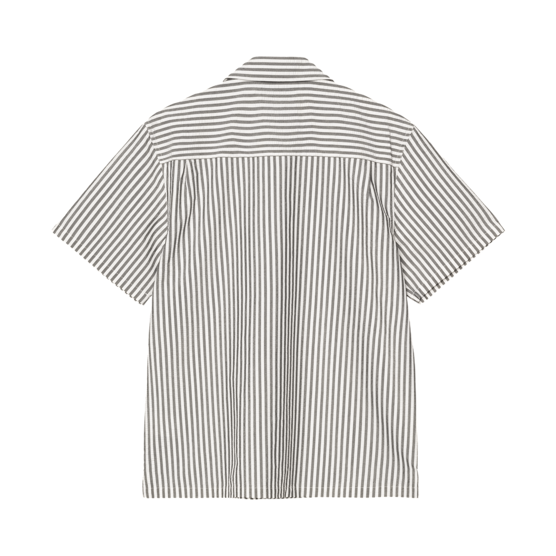 칼하트 WIP 숏슬리브 레벨 셔츠 레벨 스트라이프 블랙 왁스(Carhartt WIP S/S Leavel Shirt Leavel Stripe Black Wax) - 2